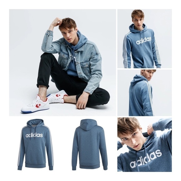 Adidas Essentials 3 Stripes Sweatshirt - Picture 16 of 16